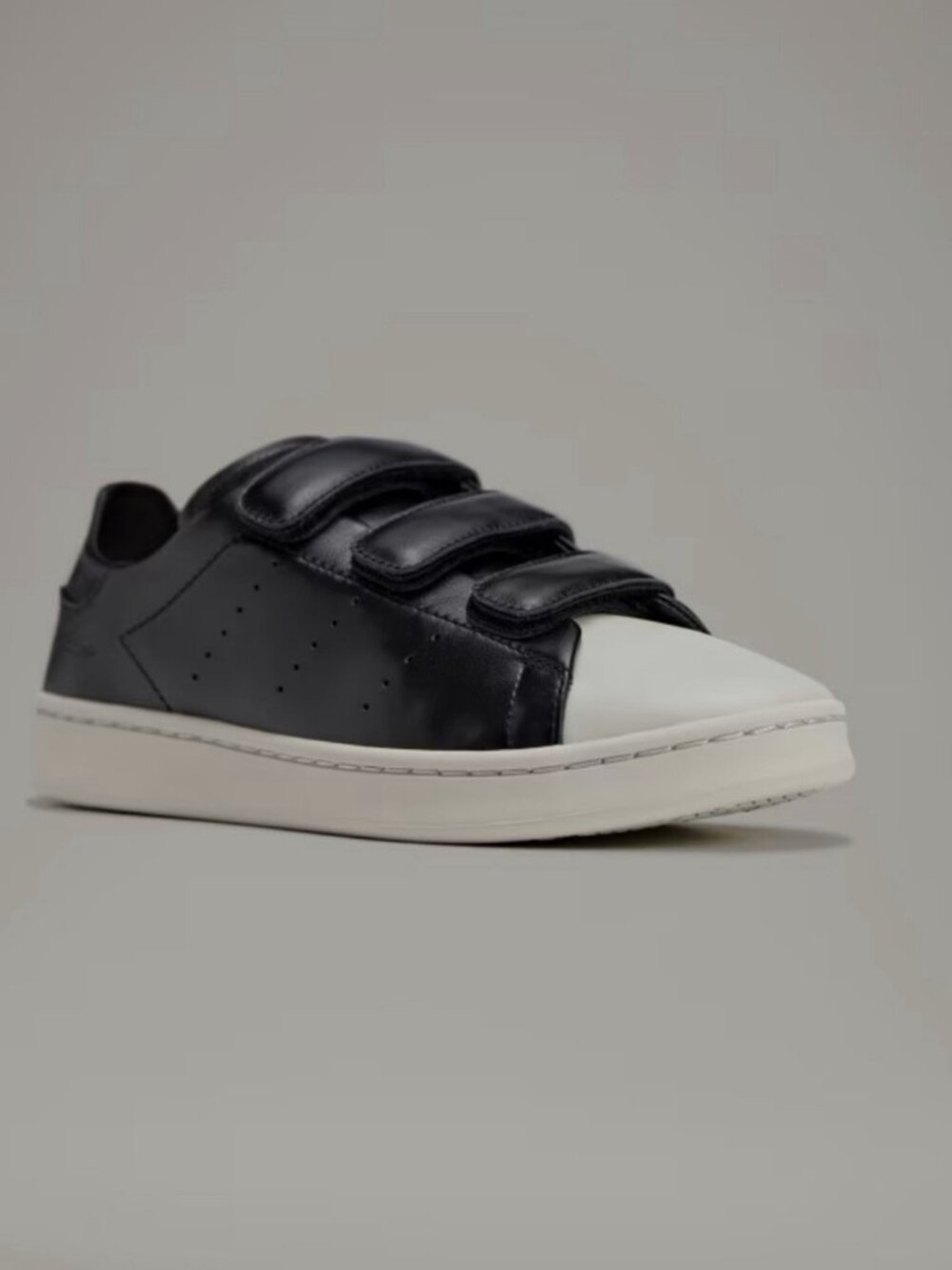 adidas Y-3 Stan Smith H&L Black Talc JQ5001 Yohji Yamamoto Leather Shoes 12 US